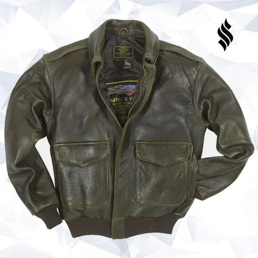 Cockpit USA 100 Mission A-2 Jacket – Classic WWII Leather Bomber
