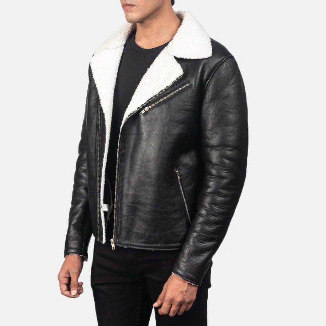 Men’s Shearling Leather Jackets – Real Fur Winter Style