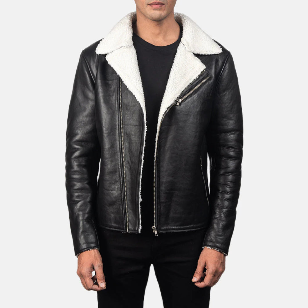 Men’s Shearling Leather Jackets – Real Fur Winter Style