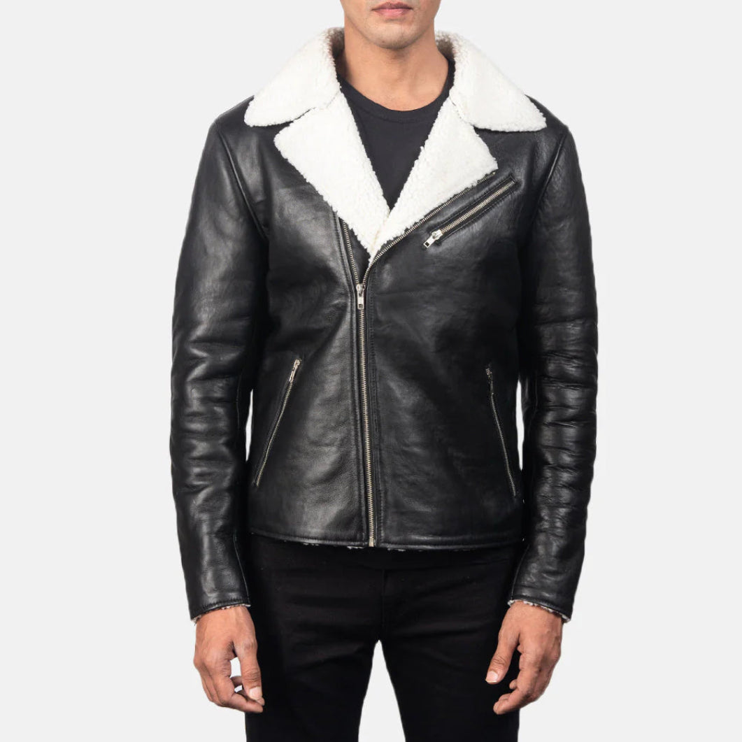 Men’s Shearling Leather Jackets – Real Fur Winter Style