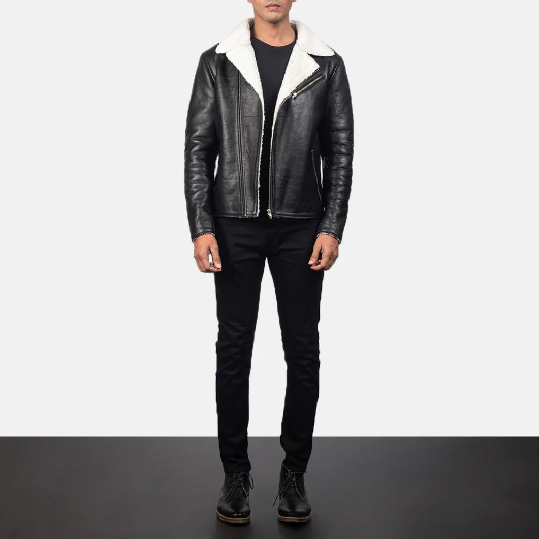Men’s Shearling Leather Jackets – Real Fur Winter Style