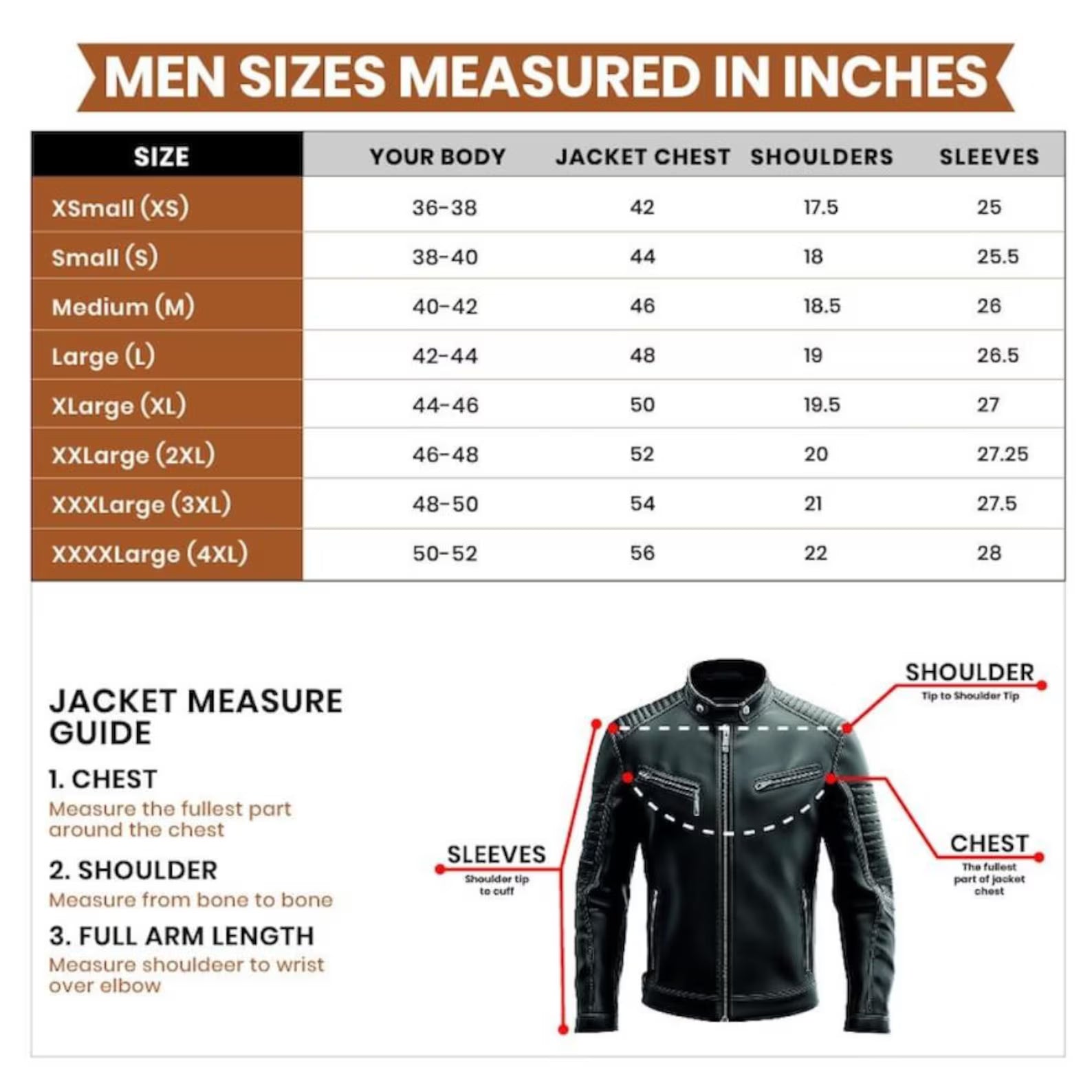 Mens leather bomber jacket Brown leather aviator jacket